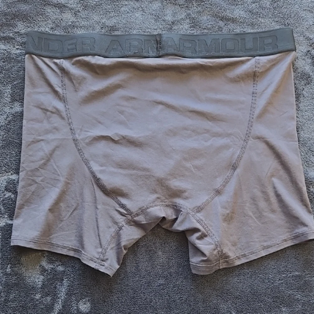Under Armour Gray Boxer Briefs Stretchy Comfort - Picture 3 of 3